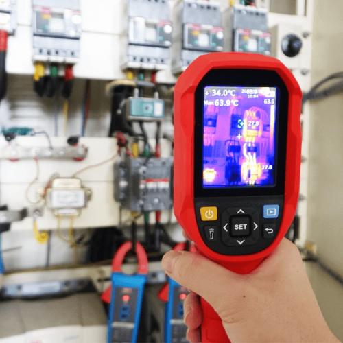 UTi260B Thermal Camera for PCB Floor Heating Pipe Inspection