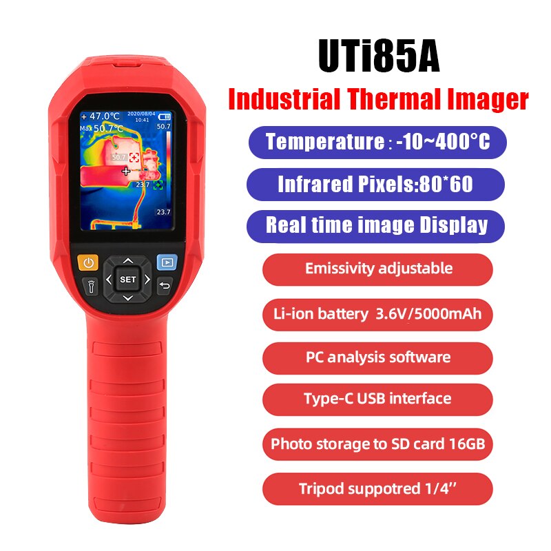 thermal imaging temperature range