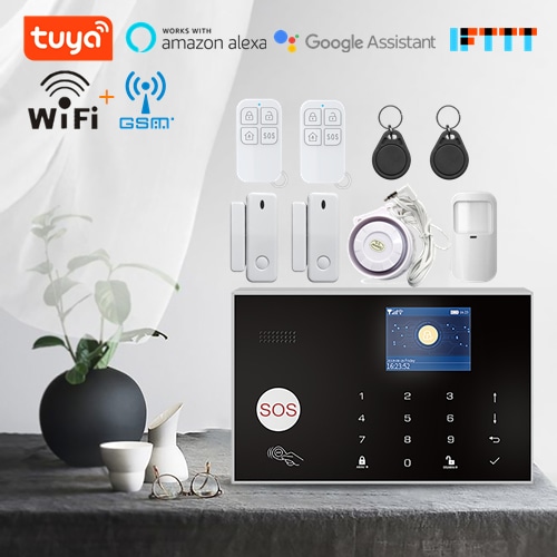 Tuya Kit Video Alarma GSM + WiFi compatible Alexa Google