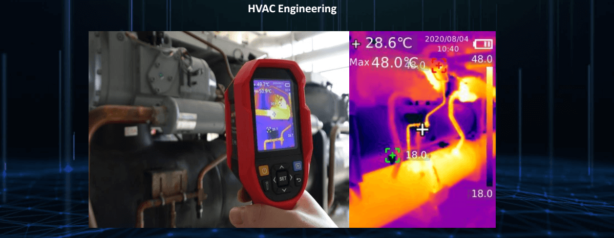 UTi260B Thermal Imaging Camera Application-2-HVAC Engineering