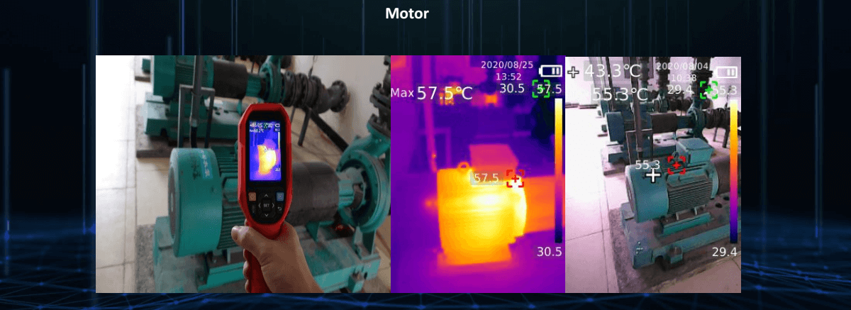 UTi260B Thermal-Imaging-Camera-Application-3-Motor-Inspection