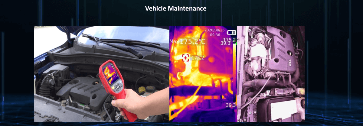 UTi260B Thermal Imaging Camera Application-6-Vehicle Maintenance