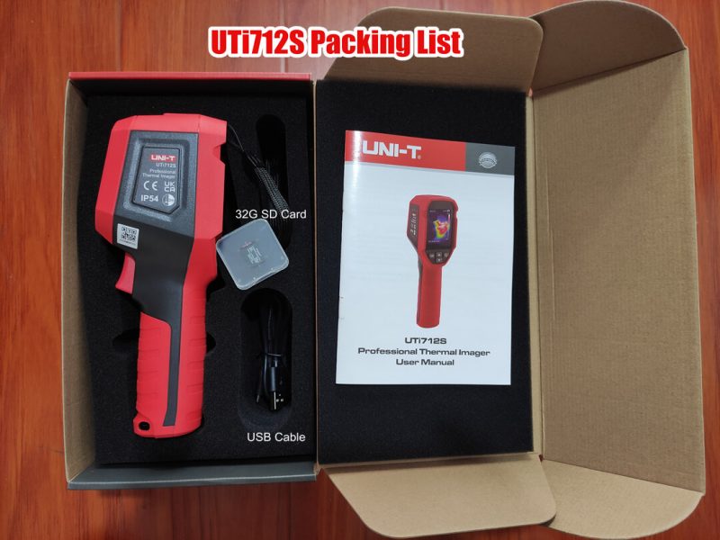 UTi712S Thermal Camera Packing Box