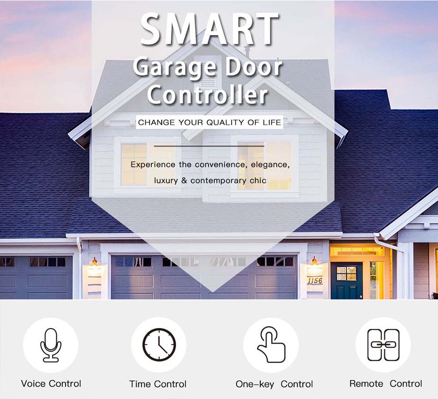 Smart WiFi Garage Control from iSecus-P1