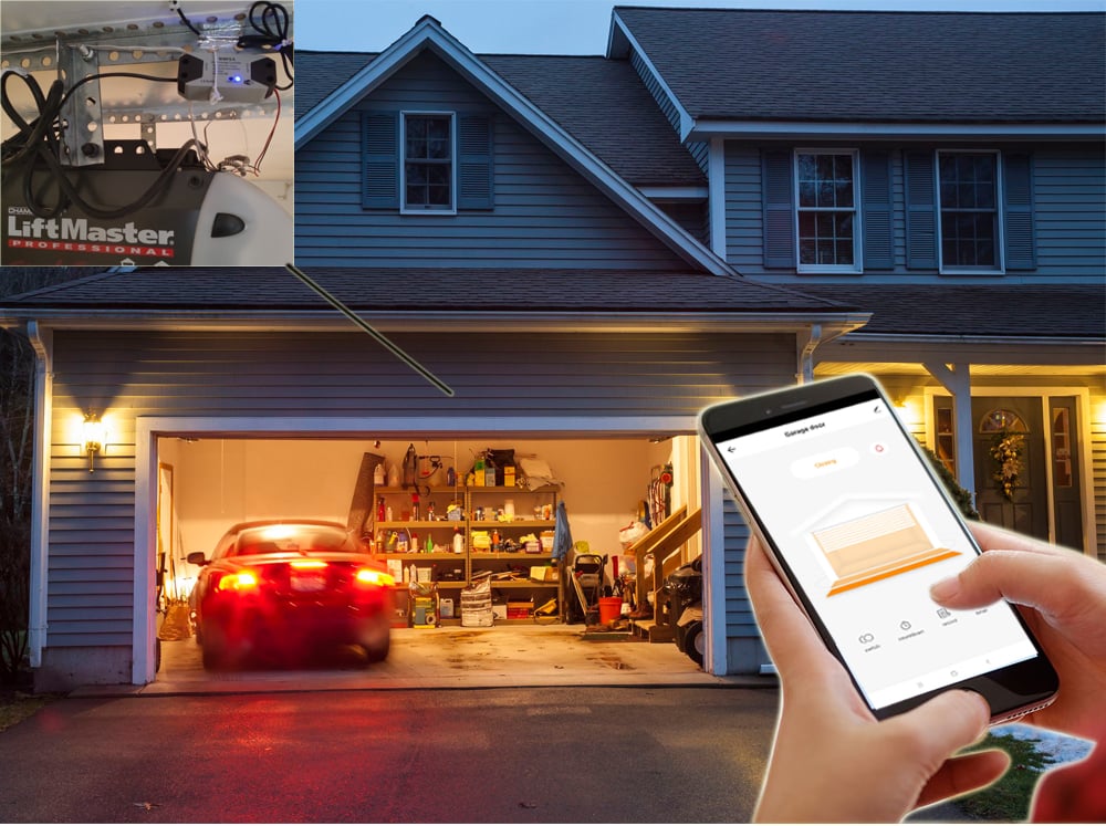 Smart WiFi Garage Control from iSecus-P3