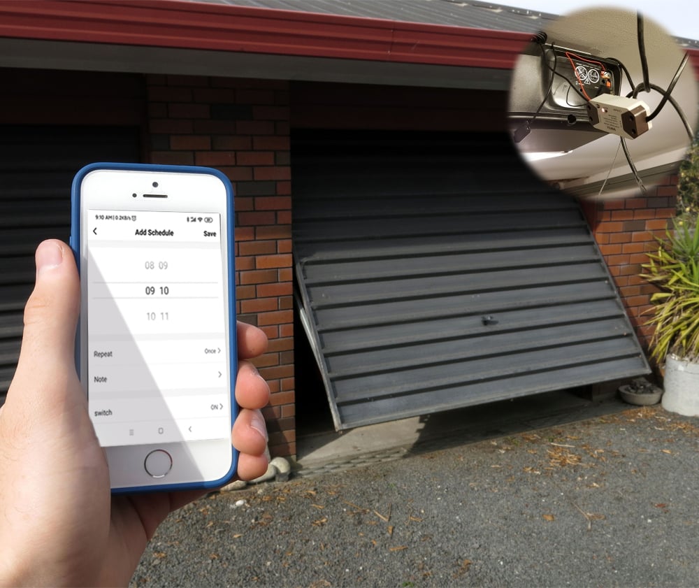 Smart WiFi Garage Control from iSecus-P5