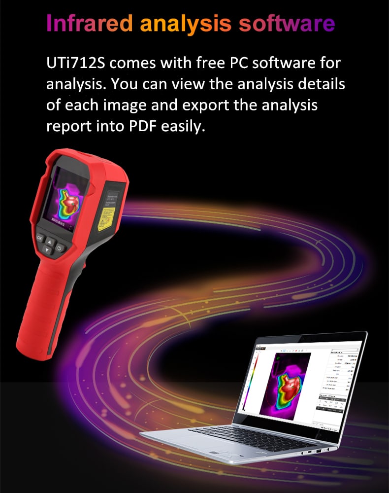 UTi712S Thermal Imaging Camera for Water Leakage Detection