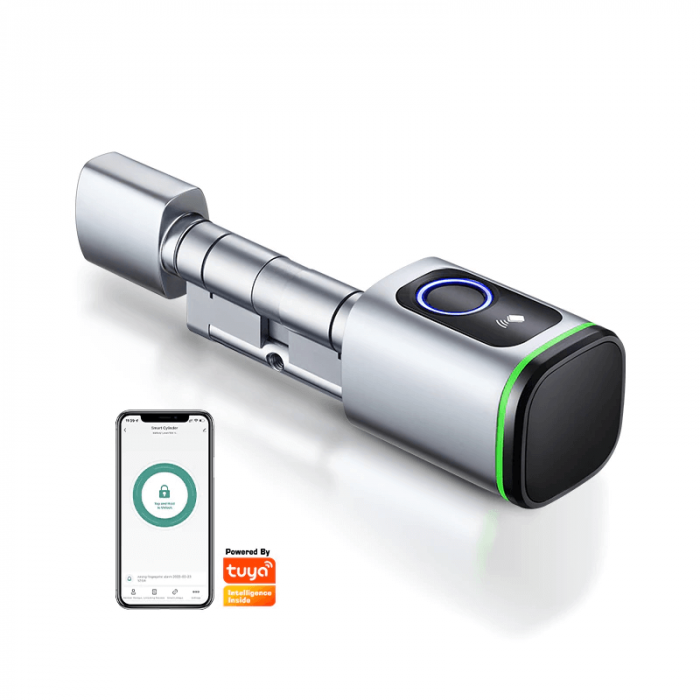 Smart Fingerprint Cylinder Lock Bluetooth Lock S1 works with Tuya Smart-P9