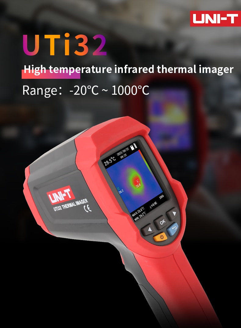 UTi32 Thermal Camera 1000degree Measurement-iSecus-P1