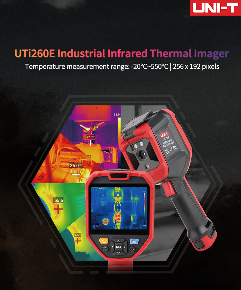 UNI-T UTi260E Thermal Imaging Camera with WiFi connection to Cellphone-iSecus-P1