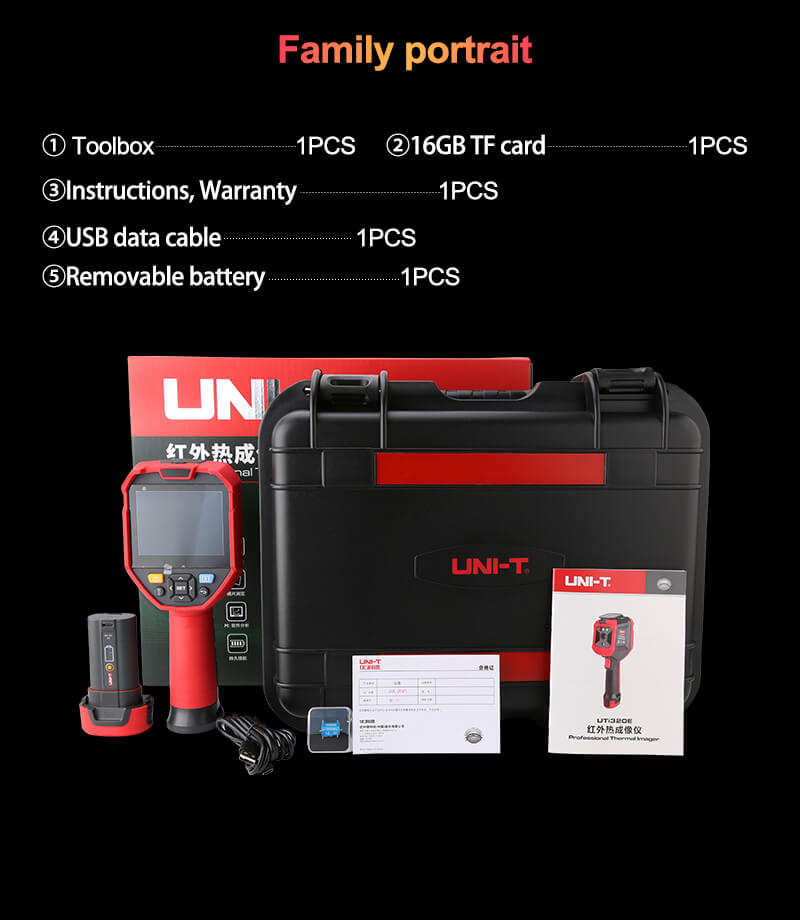 UNI-T UTi260E Thermal Imaging Camera with WiFi connection to Cellphone-iSecus-P3