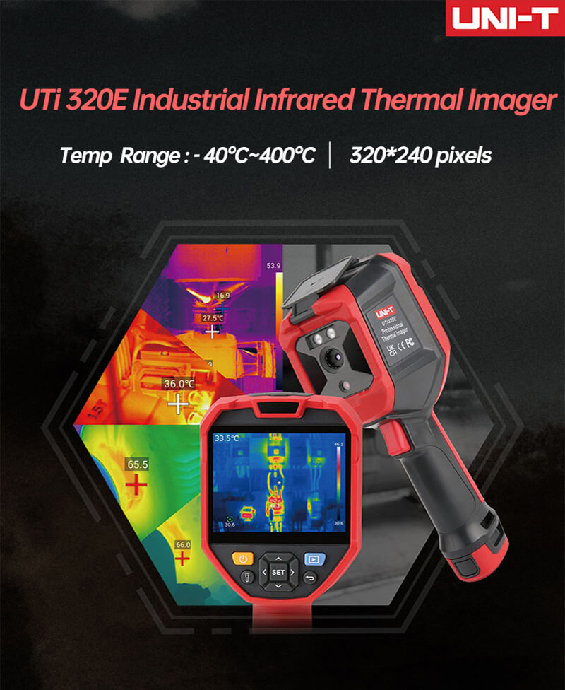 UTi320E Thermal Imaging Camera WiFi Connection 320X240px-iSecus-P1
