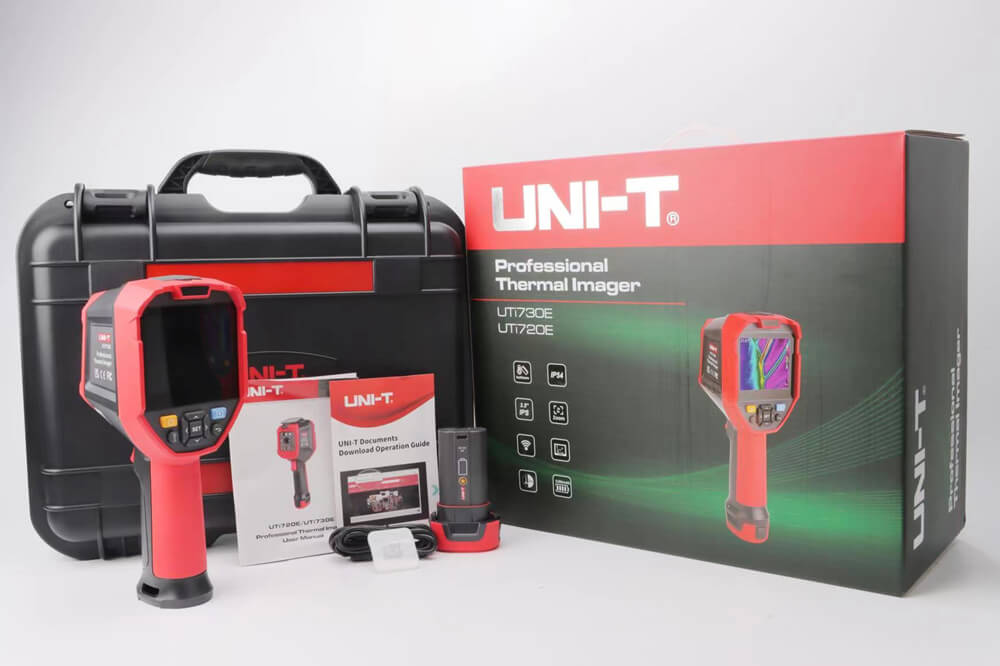 uti730e uti720e thermal imaging camera packing from iSecus